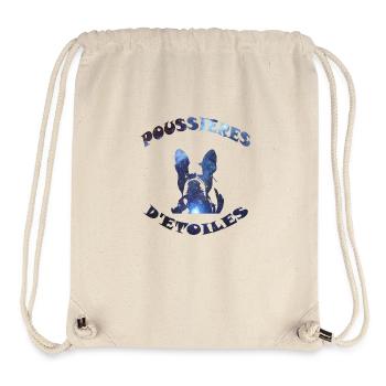 Bulldog Stardust - Stanley/Stella Recycled Gym Bag - natural - Front