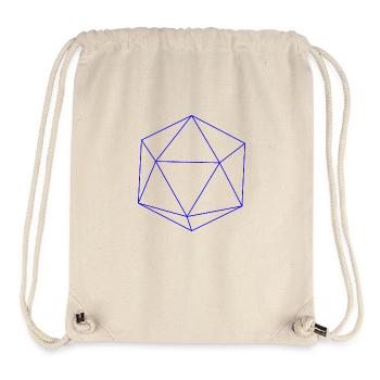Himmlischer Ikosaeder - Stanley/Stella recycelter Gym Bag - Naturweiß - Vorne
