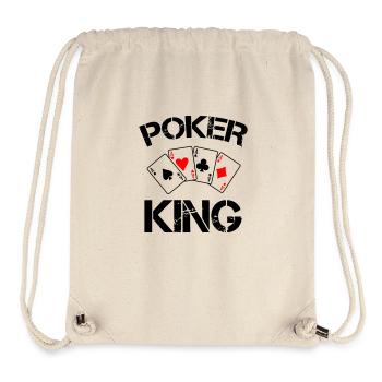 Roi du poker - Sac à cordon recyclé Stanley/Stella - blanc naturel - Devant