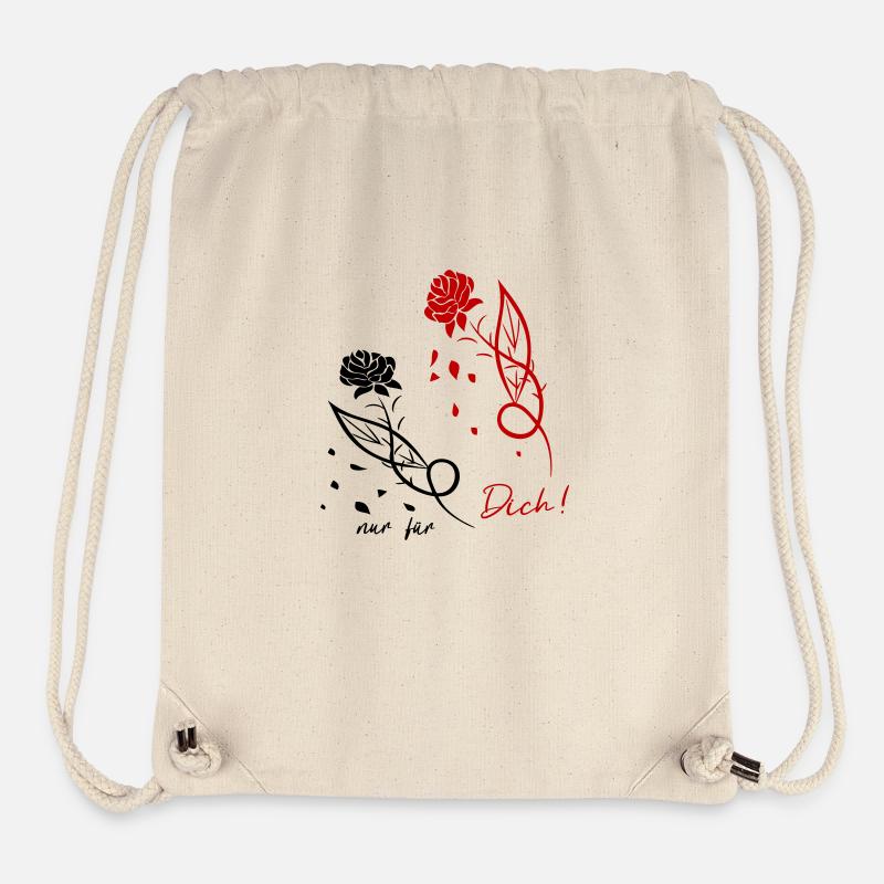 Rosen nur für Dich - Stanley/Stella recycelter Gym Bag - Naturweiß