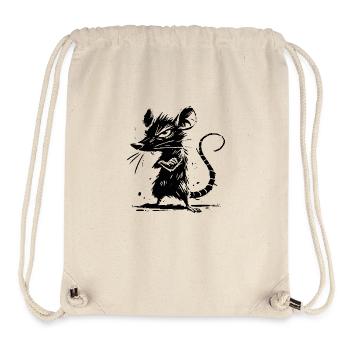 freche Ratte - Stanley/Stella recycelter Gym Bag - Naturweiß - Vorne