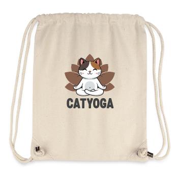 CATYOGA - Internationaler Yoga-Tag 2022 - Stanley/Stella recycelter Gym Bag - Naturweiß - Vorne