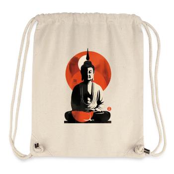 T Shirt Design Buddha meditating - Stanley/Stella Recycled Gym Bag - natural - Front