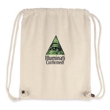 Illuminati Confirmed - Illuminaten Shirt - Stanley/Stella recycelter Gym Bag - Naturweiß - Vorne