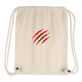 Claw Klaue Laender Morocco png - Stanley/Stella Recycled Gym Bag - natural - Front