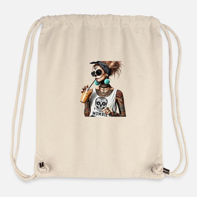 Mombie Mädchen T-Shirt Shirt Sarkasmus - Stanley/Stella recycelter Gym Bag - Naturweiß