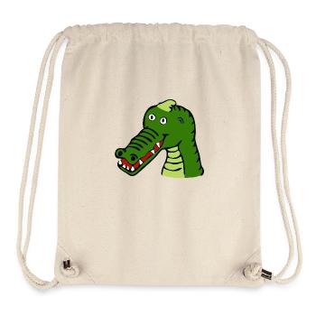 kroko 49 - Stanley/Stella recycelter Gym Bag - Naturweiß - Vorne