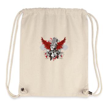 Music Is Love - Stanley/Stella recycelter Gym Bag - Naturweiß - Vorne