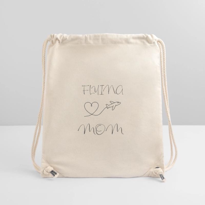 Flugbegleiter Mutter Geschenk  Stanley/Stella recycelter Gym Bag