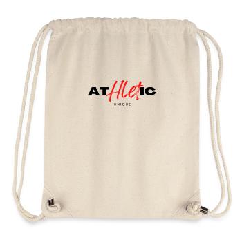 Athletisches Unikat - Stanley/Stella recycelter Gym Bag - Naturweiß - Vorne