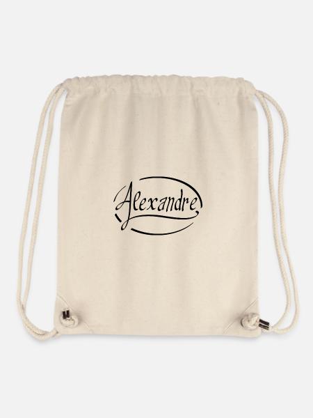 Alexander - Stanley/Stella recycelter Gym Bag - Naturweiß