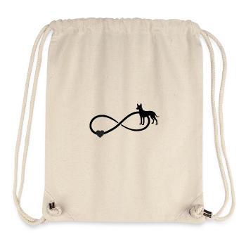 Xoloitzcuintle Unendlichkeit  - Stanley/Stella recycelter Gym Bag - Naturweiß - Vorne