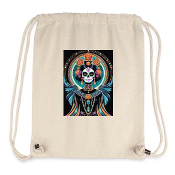 LA CATRINA DELUXE - Sac à cordon recyclé Stanley/Stella - blanc naturel - Devant