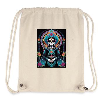 LA CATRINA DELUXE - Sac à cordon recyclé Stanley/Stella - blanc naturel - Devant