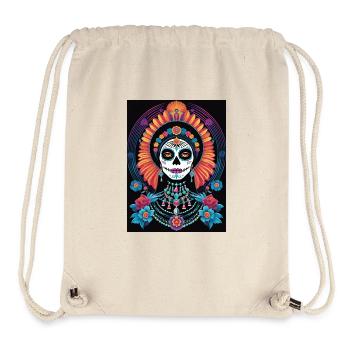LA CATRINA DELUXE - Sac à cordon recyclé Stanley/Stella - blanc naturel - Devant