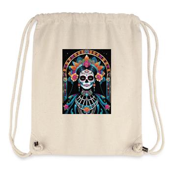 LA CATRINA DELUXE - Sac à cordon recyclé Stanley/Stella - blanc naturel - Devant