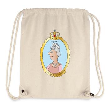 Queen Elizabeth II Großbritannien England Königin - Stanley/Stella recycelter Gym Bag - Naturweiß - Vorne