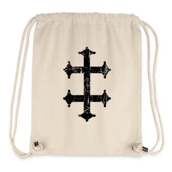 Free France croix de Lorraine crosso of Lorraine - Stanley/Stella Recycled Gym Bag - natural - Front