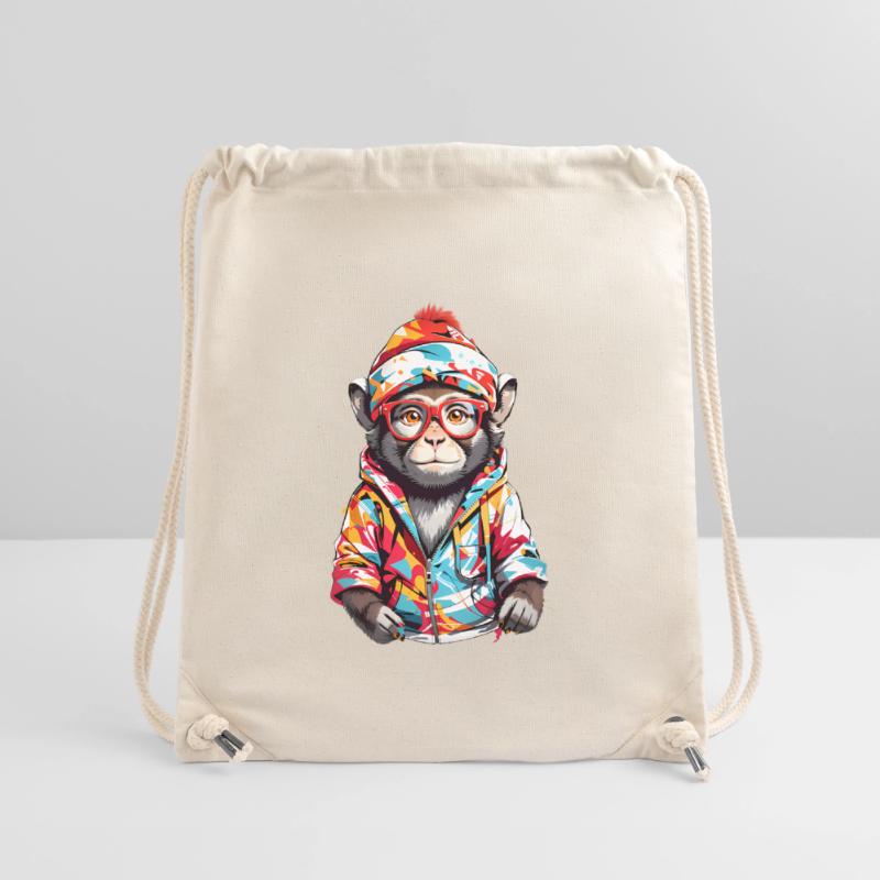 Cool monkey Stanley/Stella Recycled Gym Bag