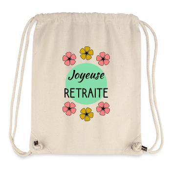 RETRAITE. RETRAITE. RETRAITEE. RETRAITE - Sac à cordon recyclé Stanley/Stella - blanc naturel - Devant