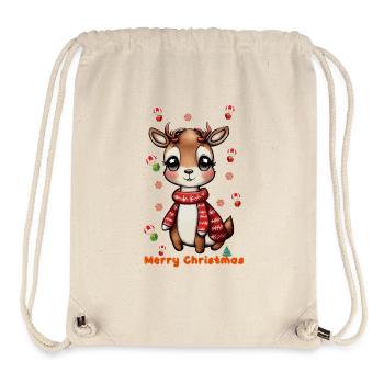 marry christmas - Stanley/Stella Recycled Gym Bag - natural - Front