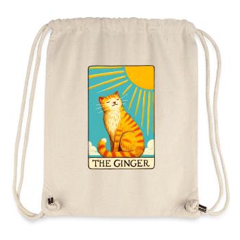 Tarot The Ginger Cat - Stanley/Stella Recycled Gym Bag - natural - Front