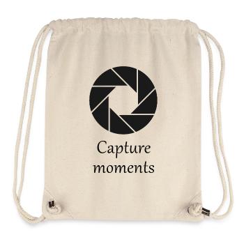 Capture moments - Stanley/Stella Recycled Gym Bag - natural - Front