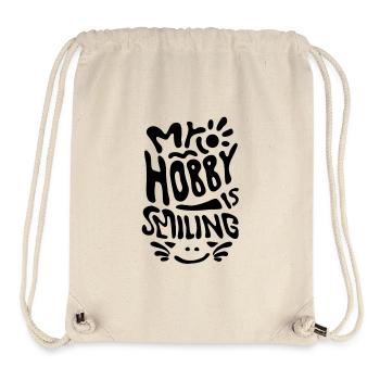Smile - Stanley/Stella Recycled Gym Bag - natural - Front