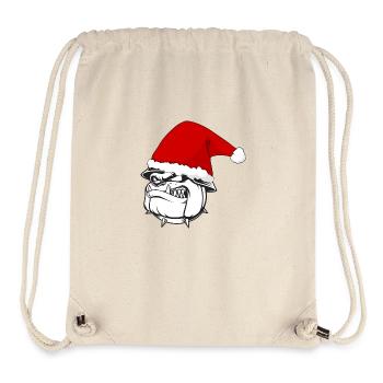 Dog love Christmas - Stanley/Stella Recycled Gym Bag - natural - Front