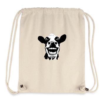| Vache sauvage - Sac à cordon recyclé Stanley/Stella - blanc naturel - Devant