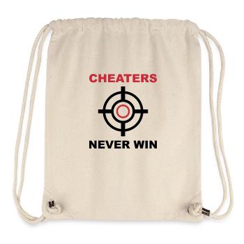 Cheaters Never Win - Stanley/Stella Recycled Gym Bag - natural - Front