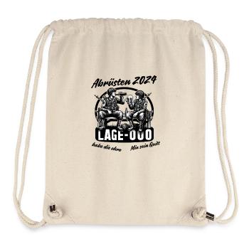 Disarmament of the Armed Forces - Stanley/Stella Recycled Gym Bag - natural - Front