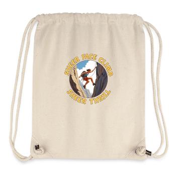 Sheer Face Climb Sheer Thrill - Stanley/Stella Recycled Gym Bag - natural - Front