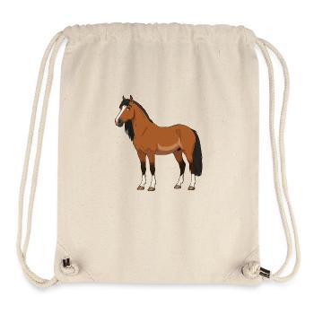 Exmoor horse reel - Stanley/Stella Recycled Gym Bag - natural - Front