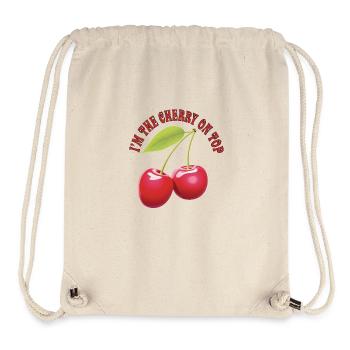 I'm the Cherry on top - Stanley/Stella Recycled Gym Bag - natural - Front
