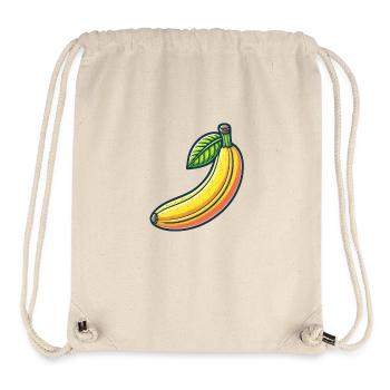 Banane fraiche - Sac à cordon recyclé Stanley/Stella - blanc naturel - Devant