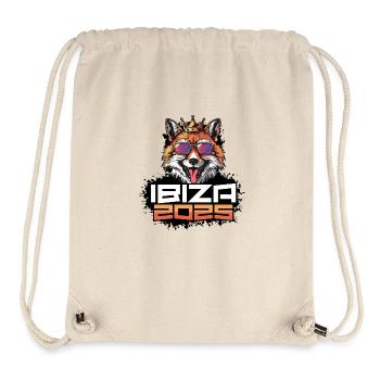 Ibiza 2025 Party Fuchs - Stanley/Stella recycelter Gym Bag - Naturweiß - Vorne