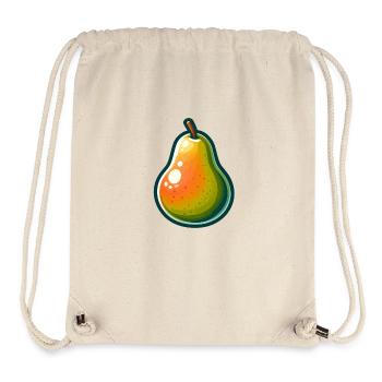 Poire verte - Sac à cordon recyclé Stanley/Stella - blanc naturel - Devant