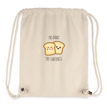 No bread no tartines - Stanley/Stella Recycled Gym Bag - natural - Front