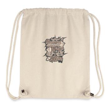Cardist Cardistry Flourish Shuffle Kartentrick - Stanley/Stella recycelter Gym Bag - Naturweiß - Vorne