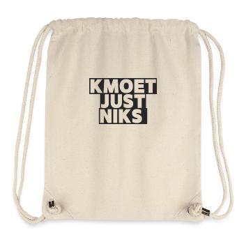 Kmoet just nothing, Dialecte anversois Chemises - Sac à cordon recyclé Stanley/Stella - blanc naturel - Devant