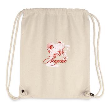 Vintage Angel Design "Angelic" - Stanley/Stella Recycled Gym Bag - natural - Front