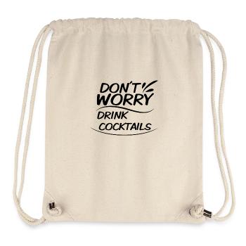 Cocktails - Stanley/Stella recycelter Gym Bag - Naturweiß - Vorne