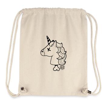 TOTEN EINHORN - Stanley/Stella recycelter Gym Bag - Naturweiß - Vorne