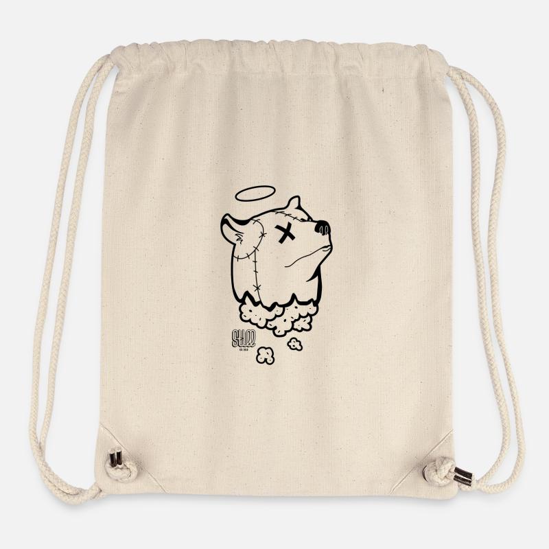 TEDDY BEAR - Sac à cordon recyclé Stanley/Stella - blanc naturel