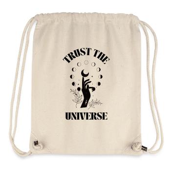Trust the universe - Stanley/Stella recycelter Gym Bag - Naturweiß - Vorne