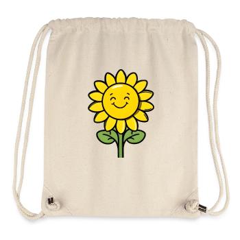 Sweet Sunflower Flowers Summer Comic Style - Stanley/Stella Recycled Gym Bag - natural - Front