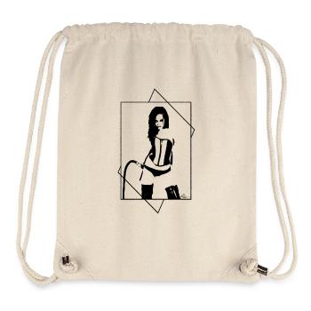 domina peitsche rahmen - Stanley/Stella recycelter Gym Bag - Naturweiß - Vorne