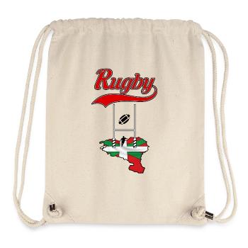 rugby basque - Sac à cordon recyclé Stanley/Stella - blanc naturel - Devant