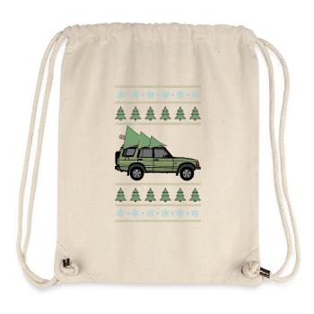 Découverte 2 Noël vert - Sac à cordon recyclé Stanley/Stella - blanc naturel - Devant